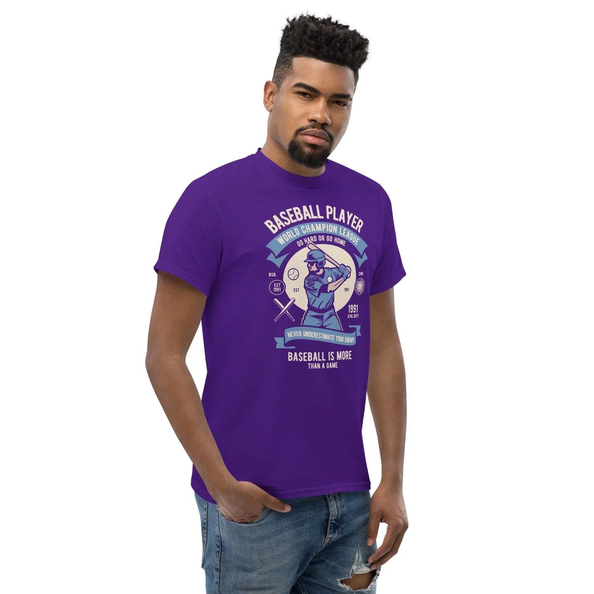 baseball-player-herren-t-shirt-t-shirt-jlr-design-16 - JLR Design