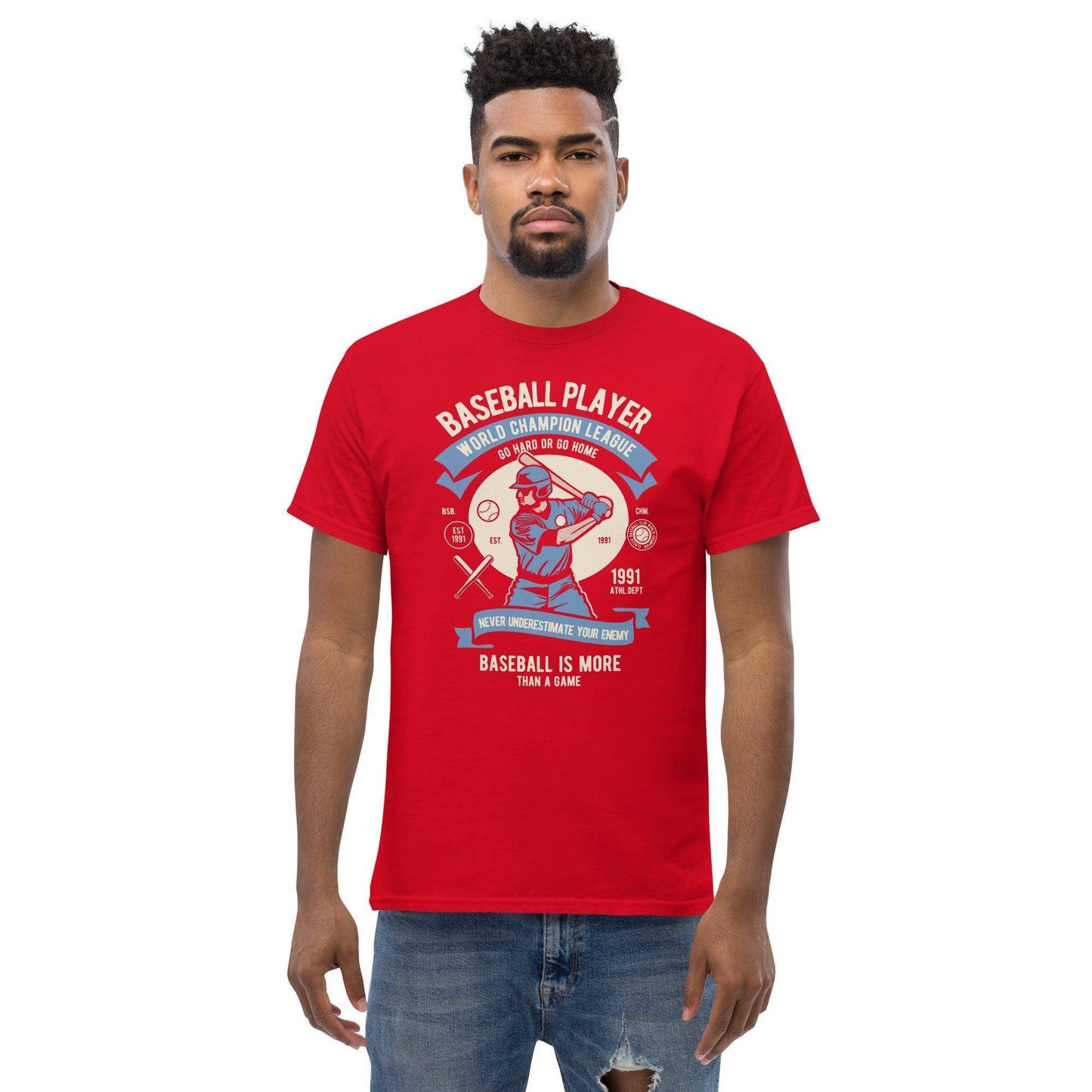 baseball-player-herren-t-shirt-t-shirt-jlr-design-17 - JLR Design