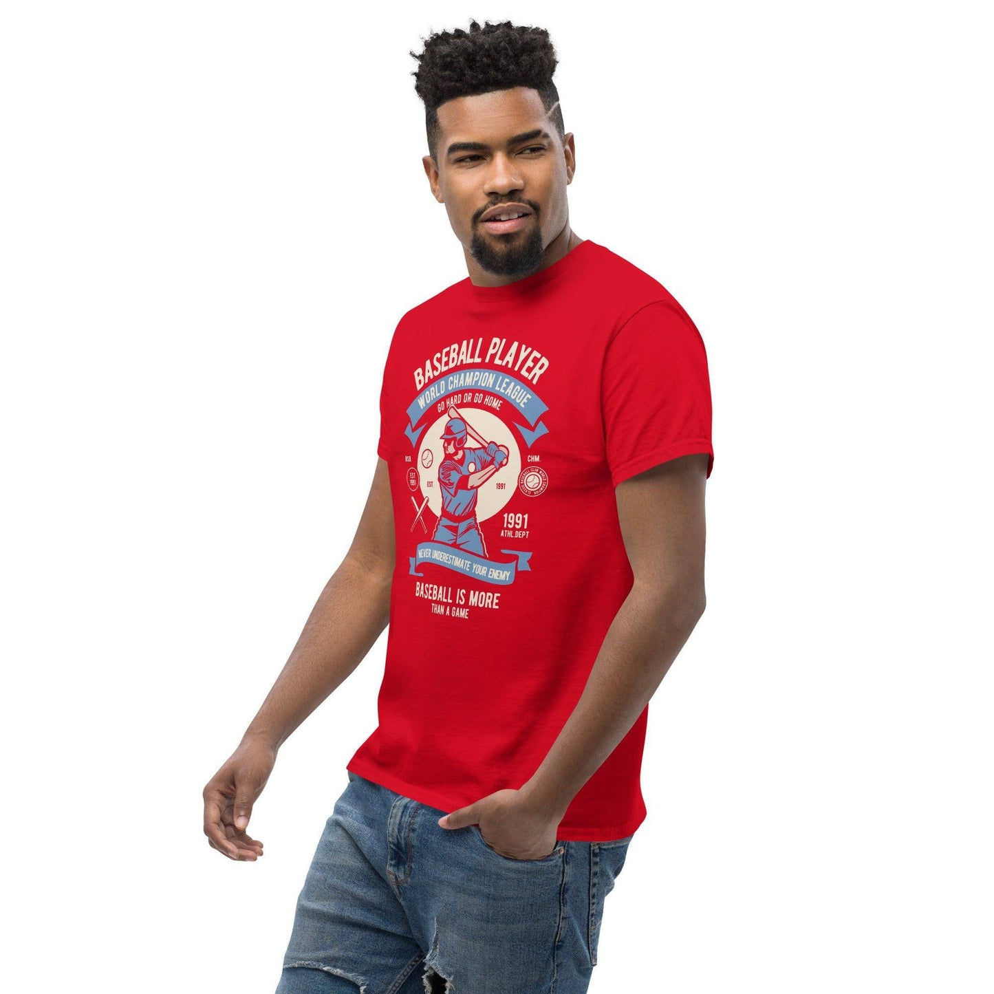 baseball-player-herren-t-shirt-t-shirt-jlr-design-19 - JLR Design