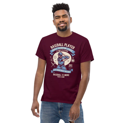baseball-player-herren-t-shirt-t-shirt-jlr-design-3 - JLR Design