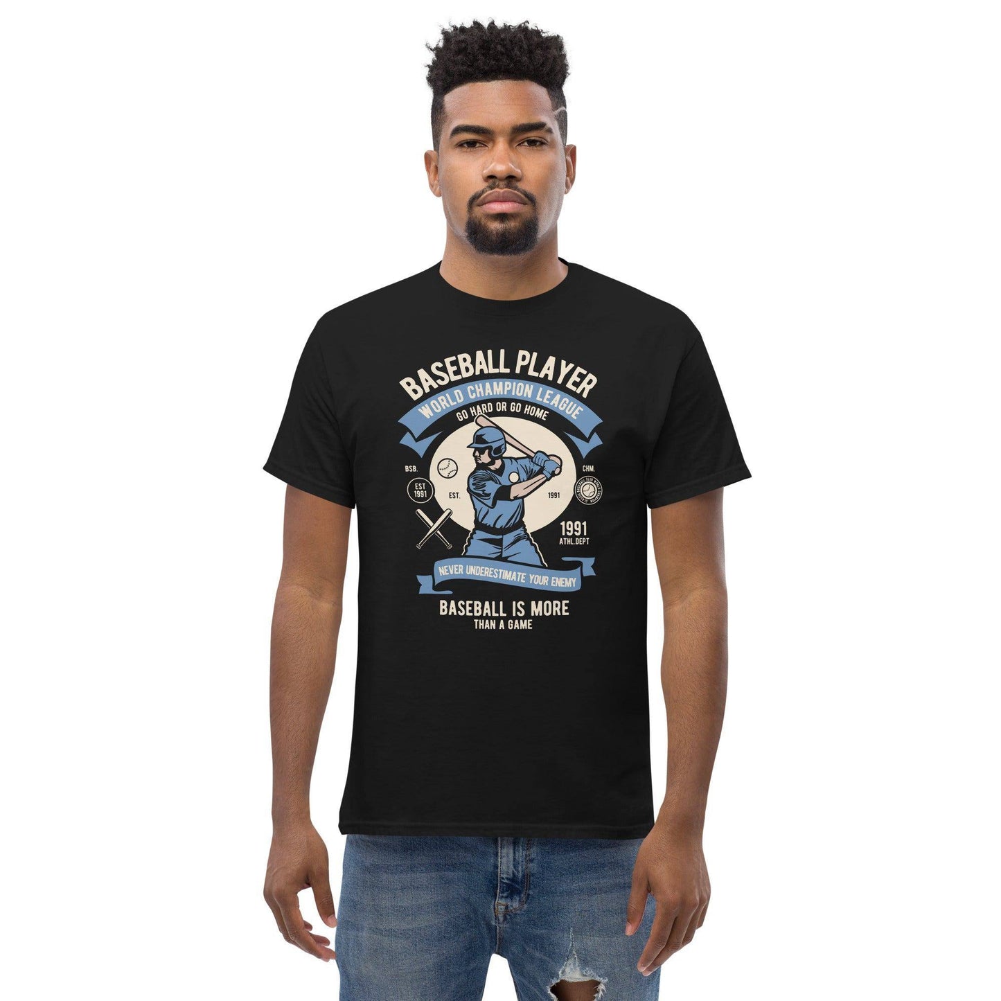 baseball-player-herren-t-shirt-t-shirt-jlr-design-6 - JLR Design