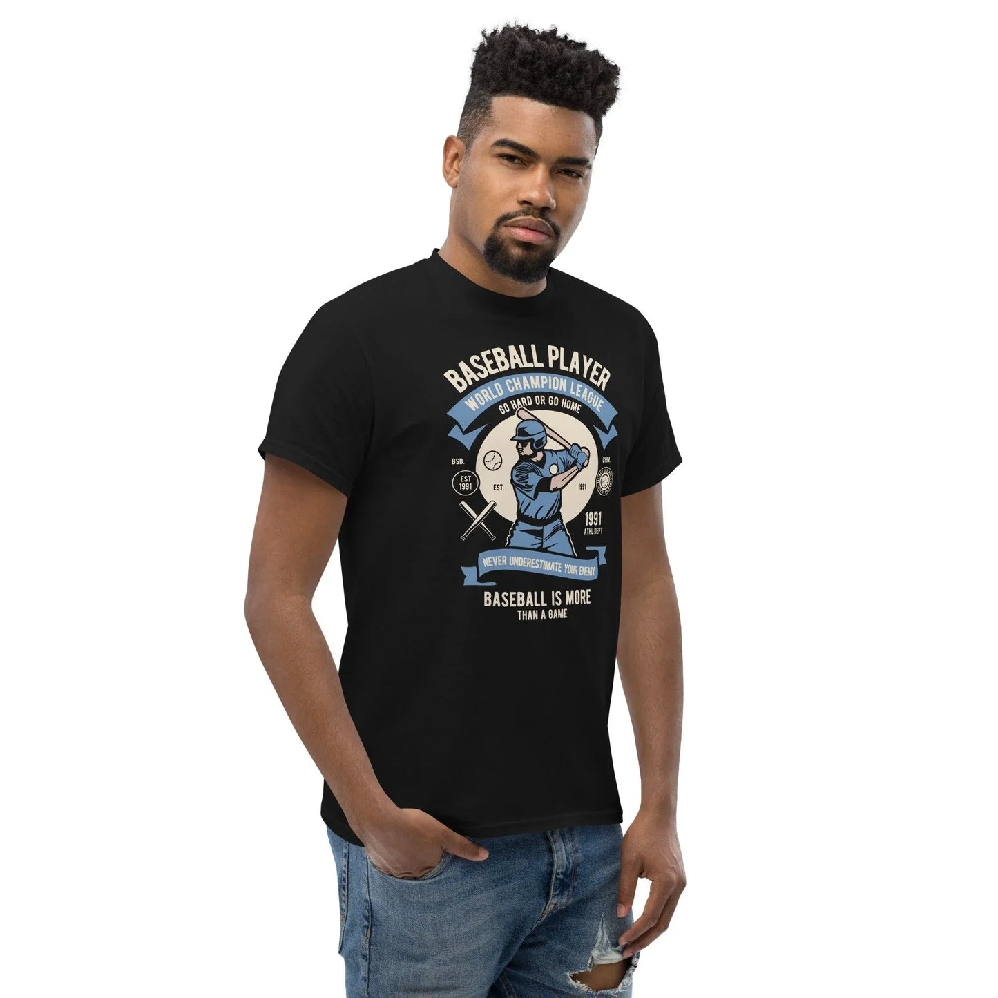 baseball-player-herren-t-shirt-t-shirt-jlr-design-9 - JLR Design
