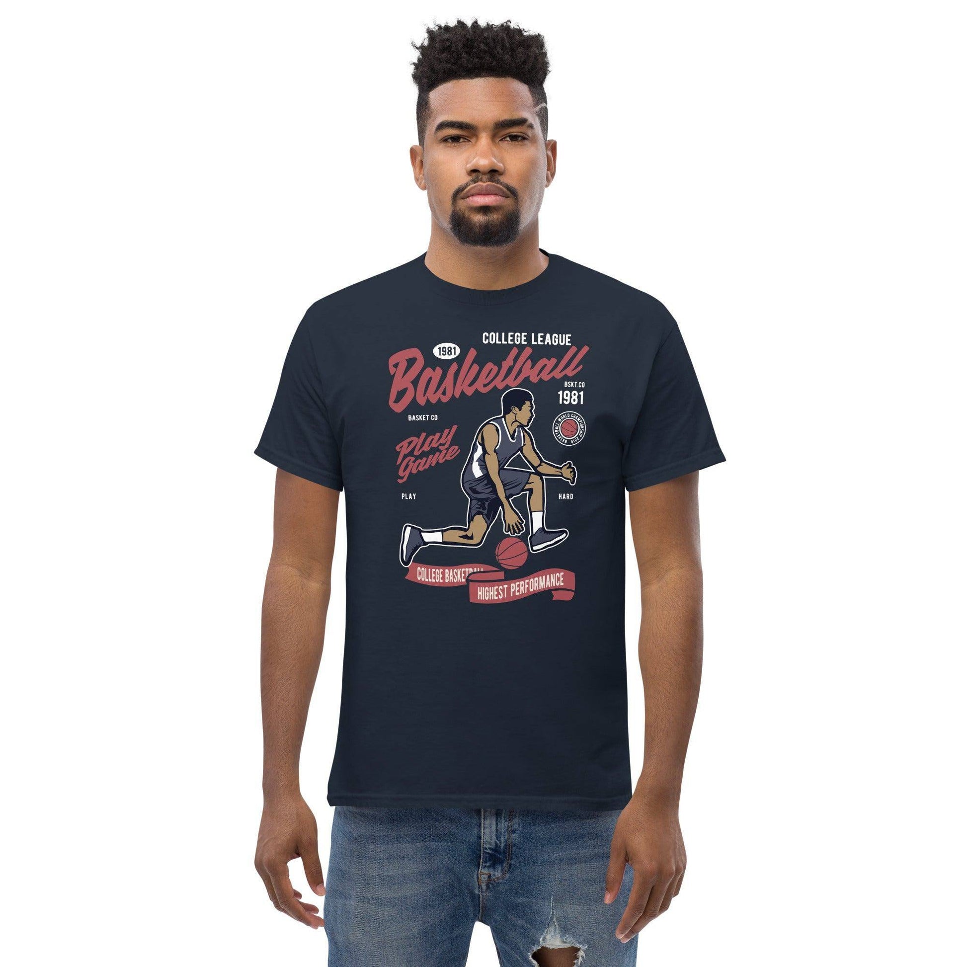 basketball-college-league-herren-t-shirt-t-shirt-jlr-design-1 - JLR Design
