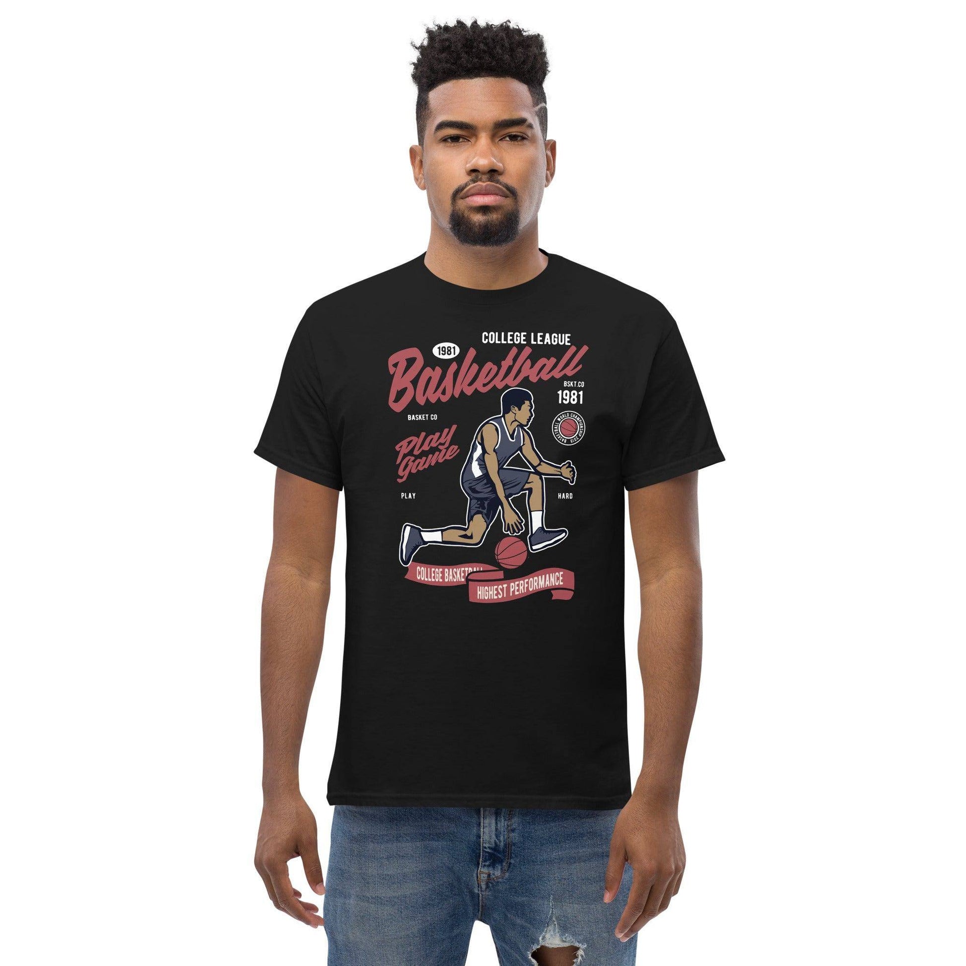 basketball-college-league-herren-t-shirt-t-shirt-jlr-design-6 - JLR Design