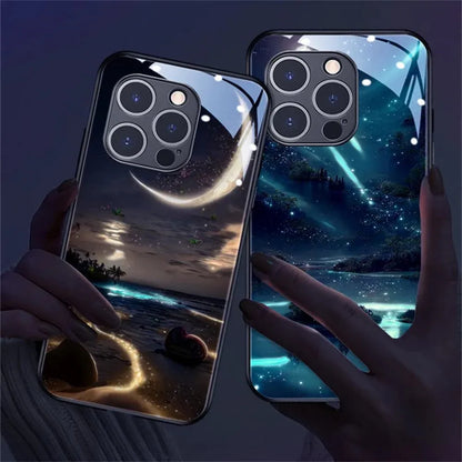 beautiful-stars-river-luminous-glass-led-hulle-fur-samsung-galaxy-s22s23s4plusultra-cover-jlr-design-29 - JLR Design