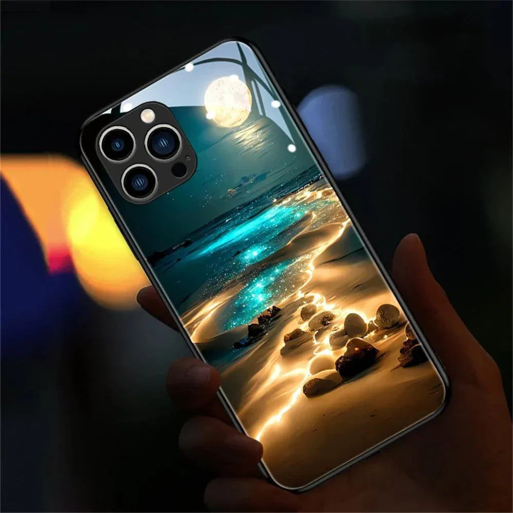 beautiful-stars-river-luminous-glass-led-hulle-fur-samsung-galaxy-s22s23s4plusultra-cover-jlr-design-33 - JLR Design