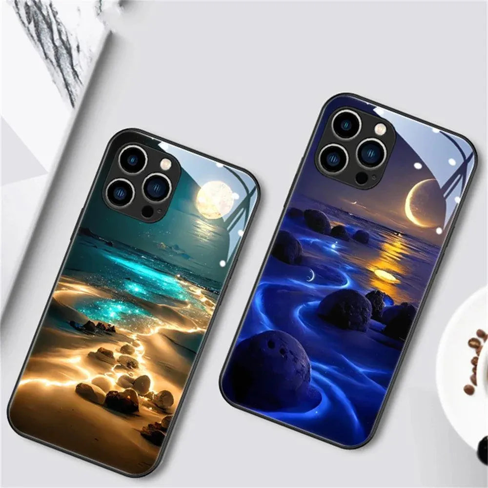 beautiful-stars-river-luminous-glass-led-hulle-fur-samsung-galaxy-s22s23s4plusultra-cover-jlr-design-36 - JLR Design