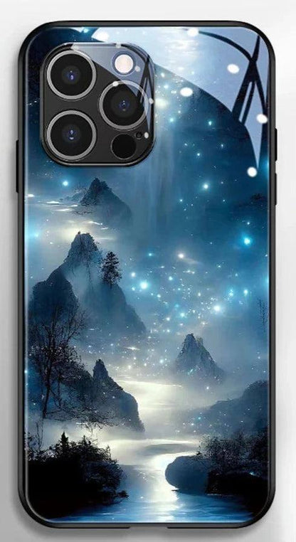 beautiful-stars-river-luminous-glass-led-hulle-fur-samsung-galaxy-s22s23s4plusultra-cover-jlr-design-8 - JLR Design