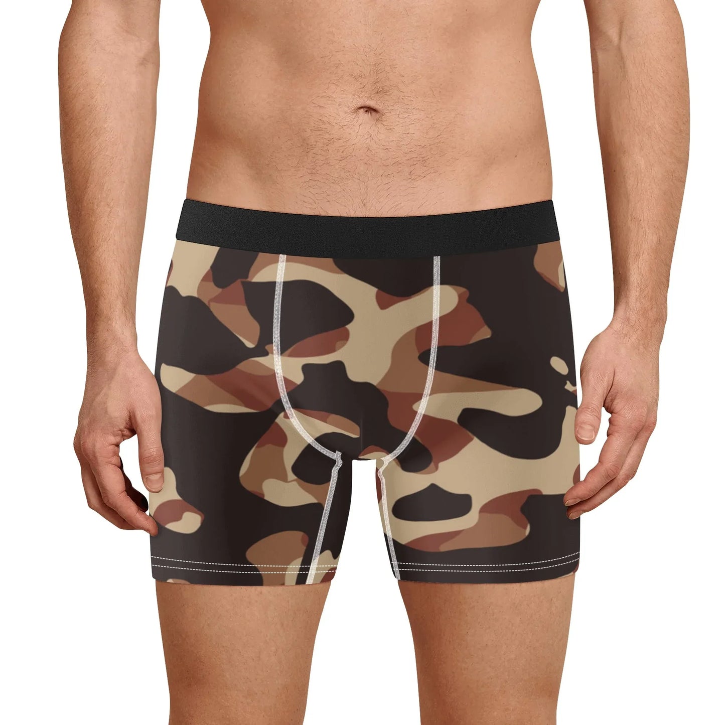 bequeme-brown-camouflage-stretch-trunks-fur-herren-trunks-jlr-design-5 - JLR Design
