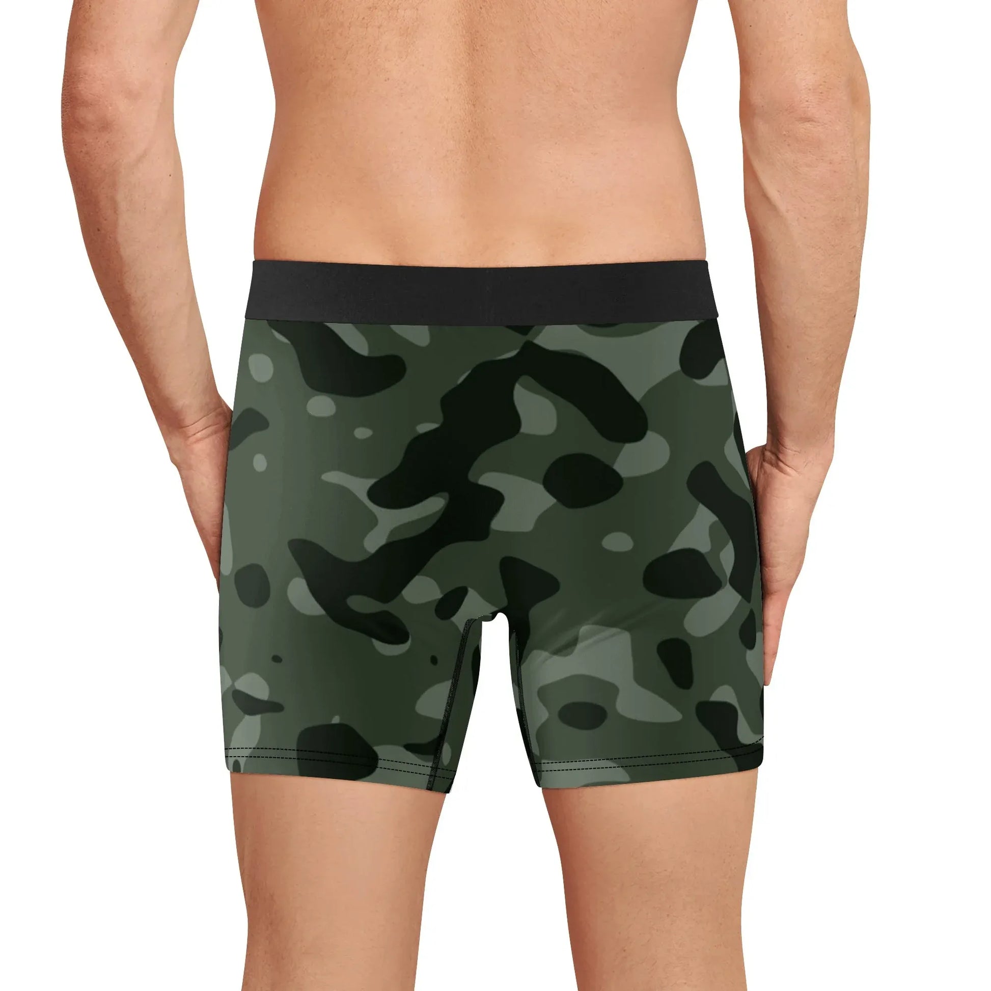 bequeme-grune-camouflage-stretch-trunks-fur-herren-trunks-jlr-design-2 - JLR Design