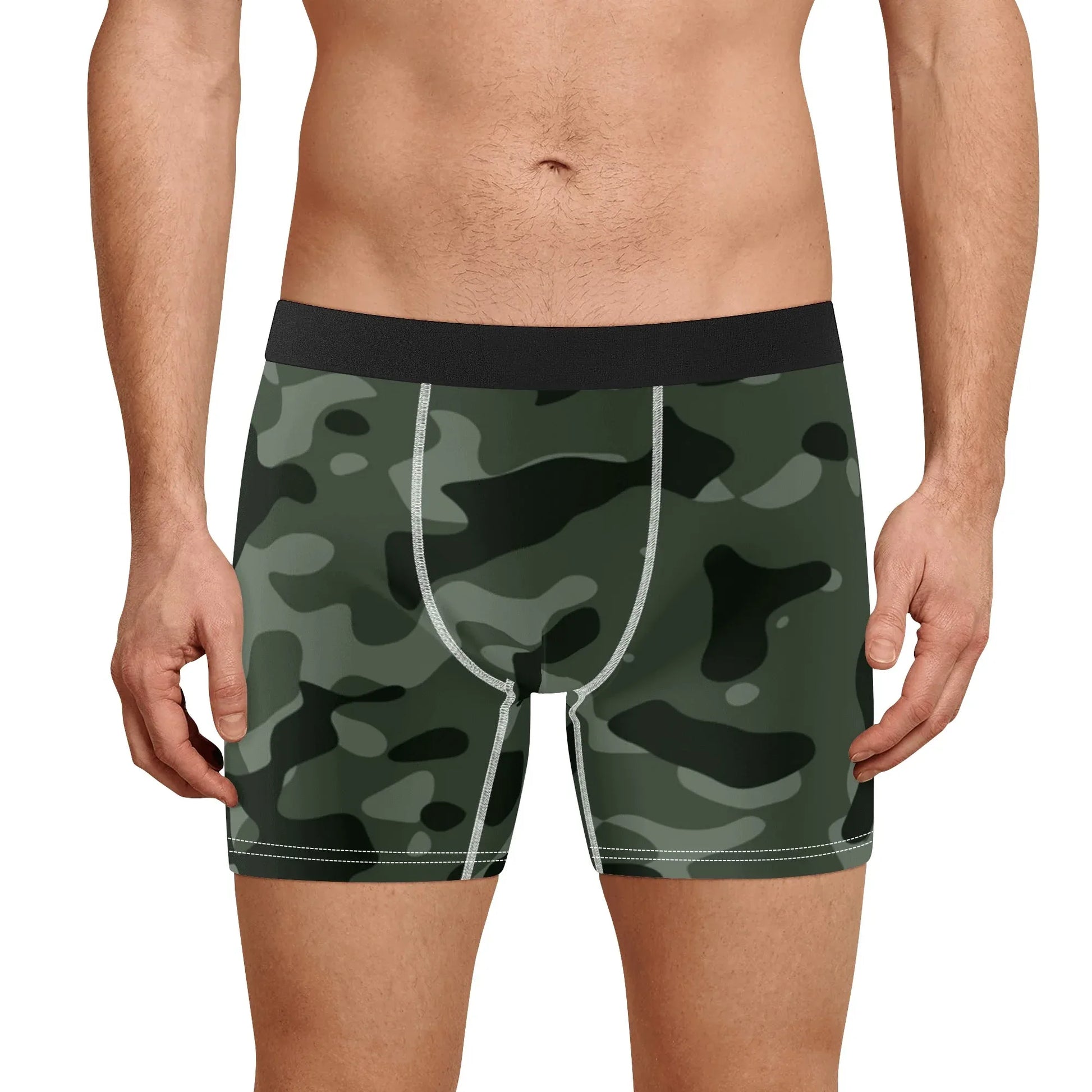 bequeme-grune-camouflage-stretch-trunks-fur-herren-trunks-jlr-design-5 - JLR Design