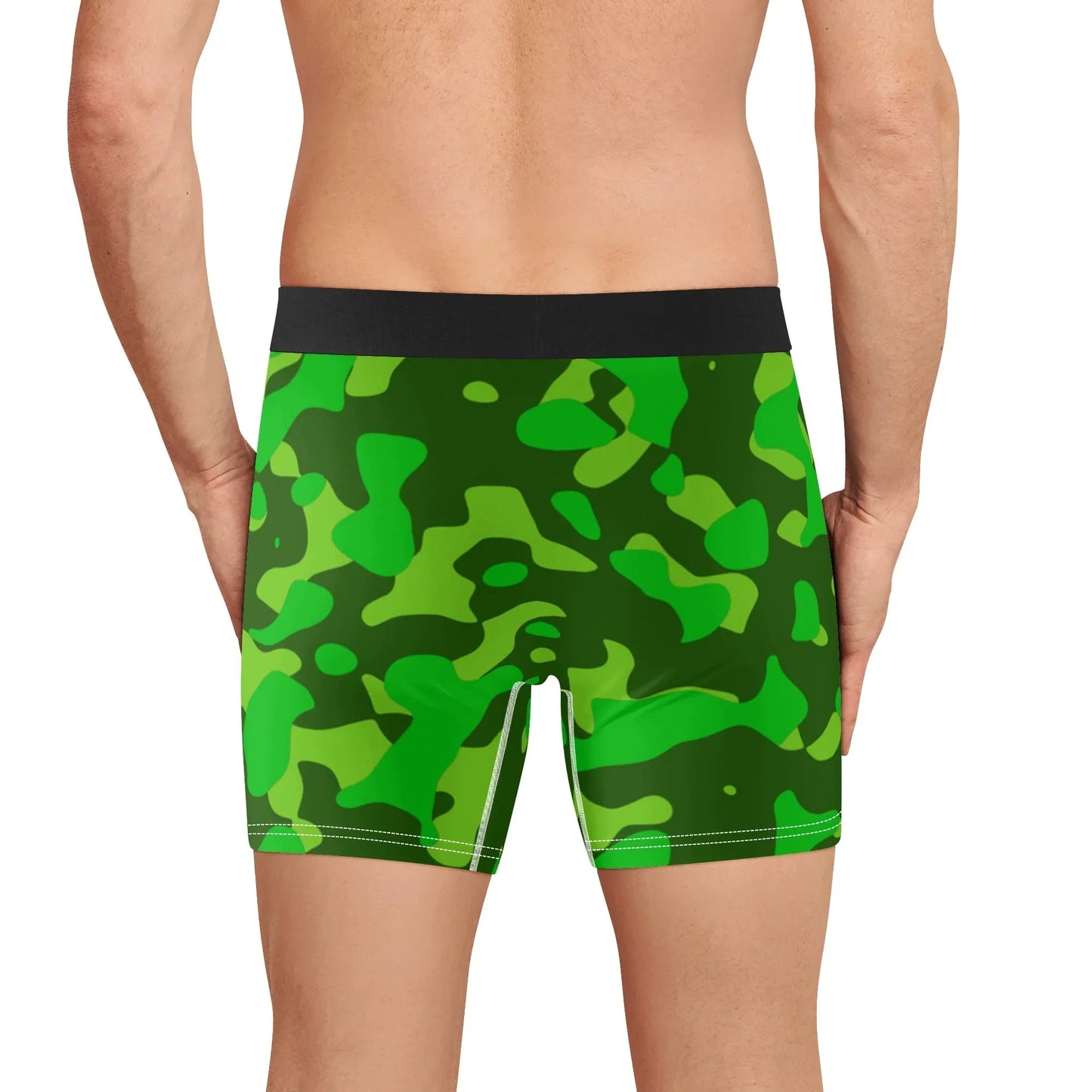 bequeme-lime-green-camouflage-stretch-trunks-fur-herren-trunks-jlr-design-6 - JLR Design