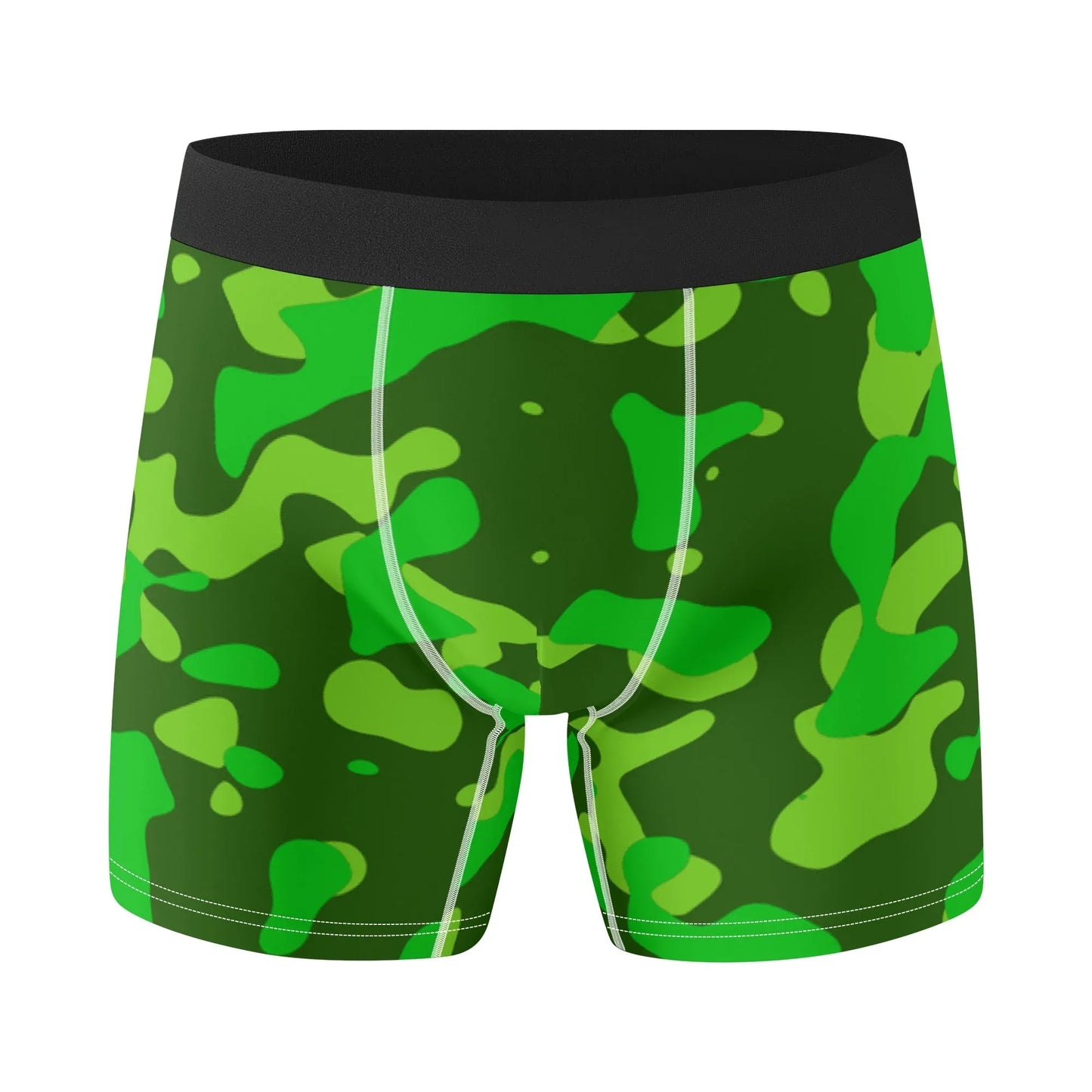 bequeme-lime-green-camouflage-stretch-trunks-fur-herren-trunks-jlr-design-7 - JLR Design