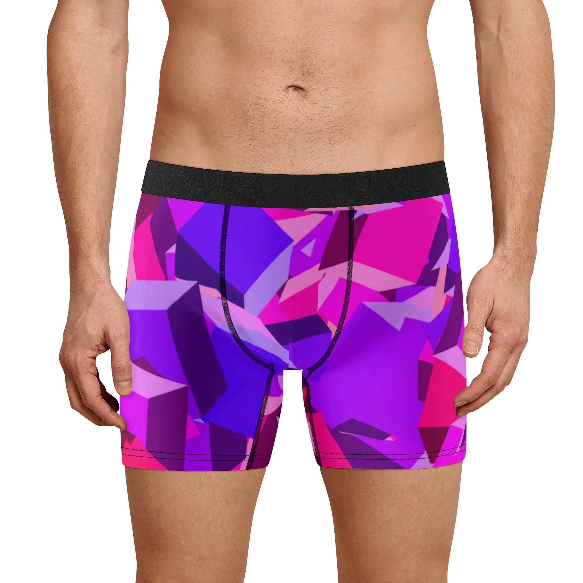 bequeme-pink-cube-stretch-trunks-fur-herren-trunks-jlr-design-1 - JLR Design