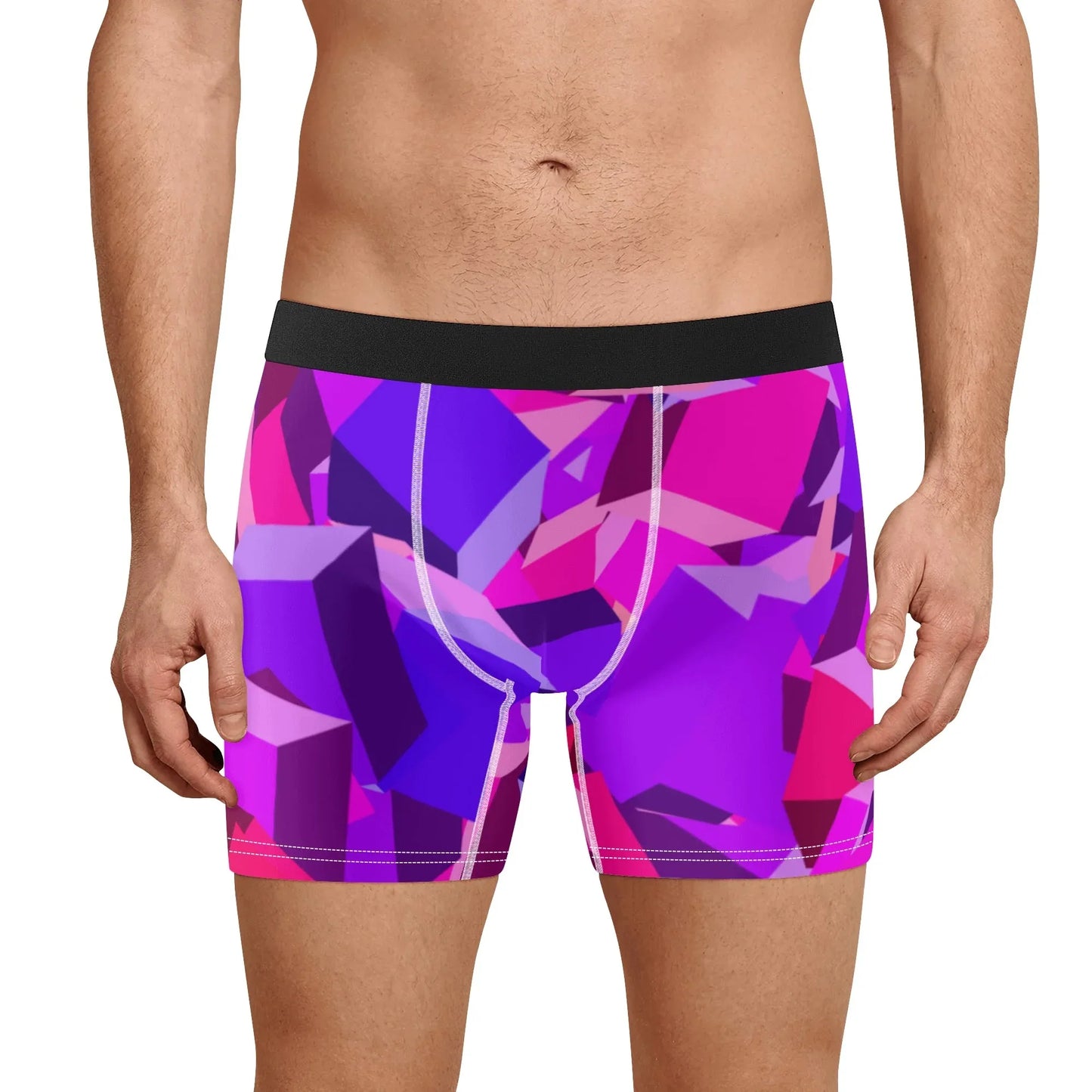 bequeme-pink-cube-stretch-trunks-fur-herren-trunks-jlr-design-5 - JLR Design