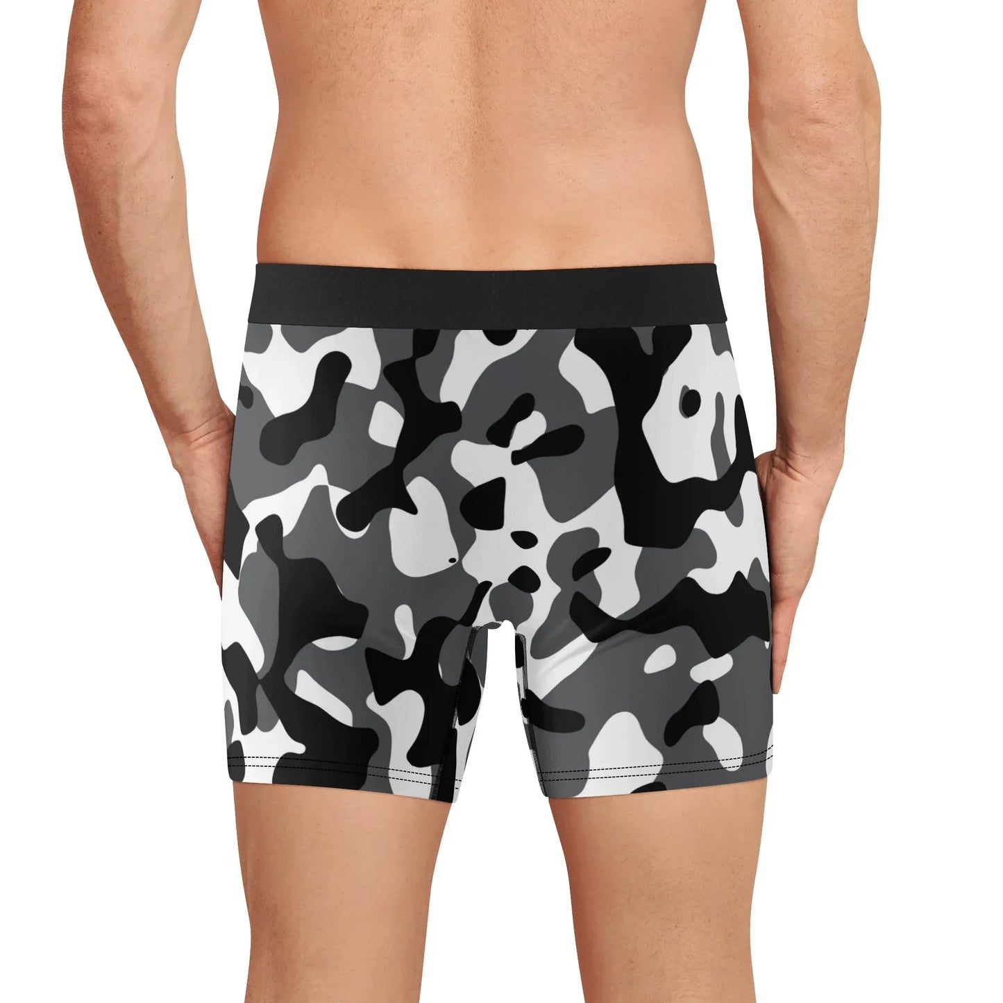 bequeme-schwarz-grau-weiss-camouflage-stretch-trunks-fur-herren-trunks-jlr-design-2 - JLR Design