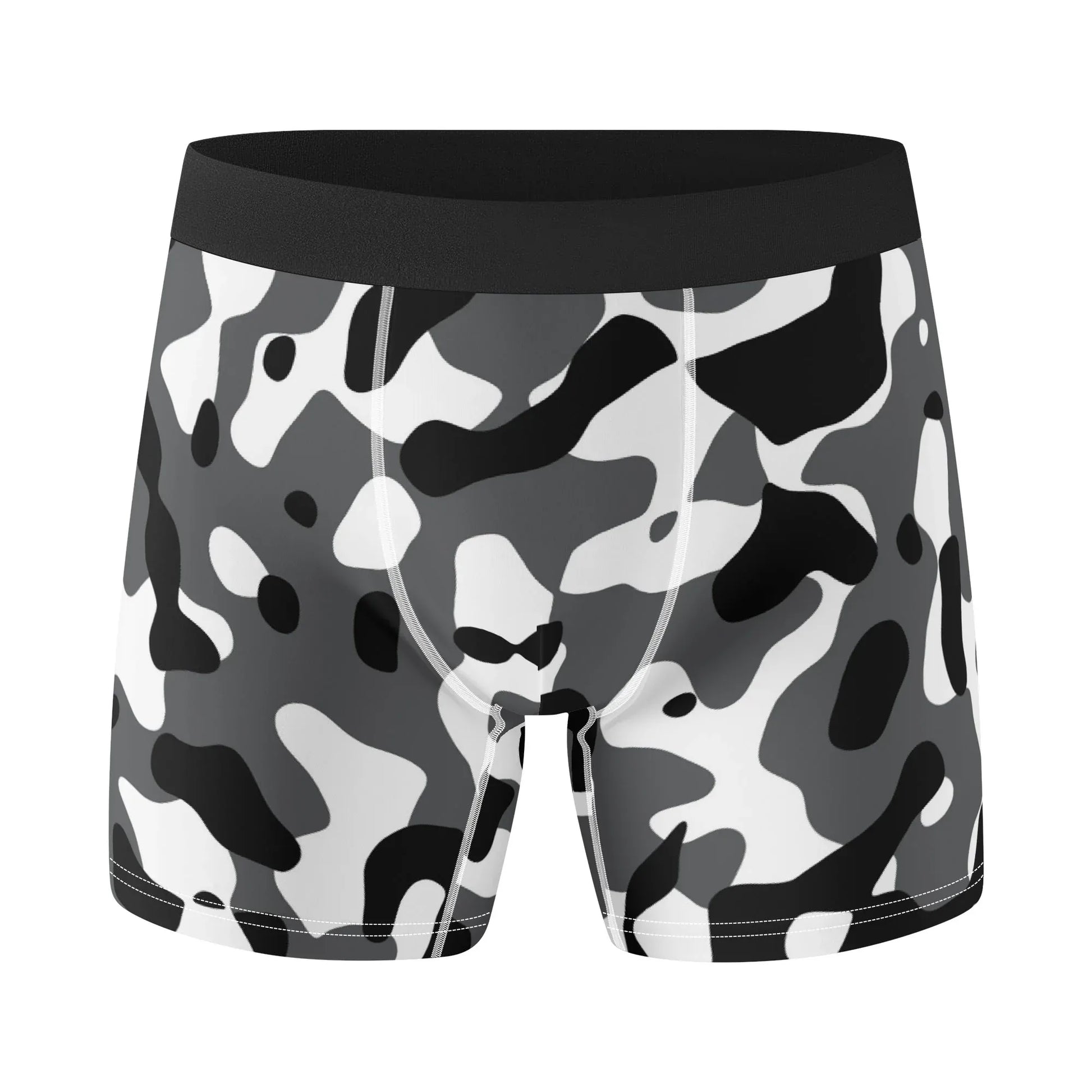 bequeme-schwarz-grau-weiss-camouflage-stretch-trunks-fur-herren-trunks-jlr-design-7 - JLR Design