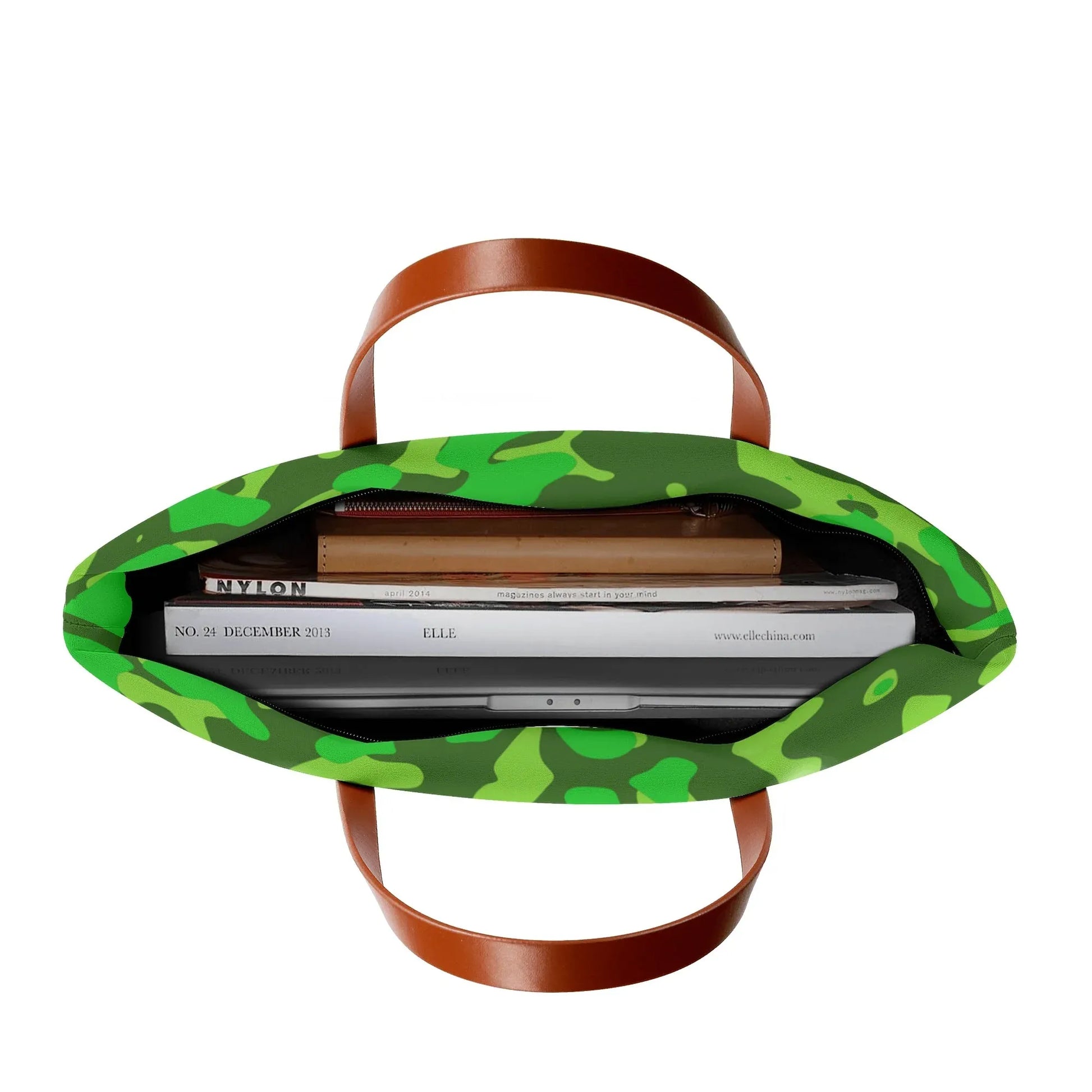 bequeme-tragetasche-lime-green-camouflage-tragetasche-jlr-design-4 - JLR Design