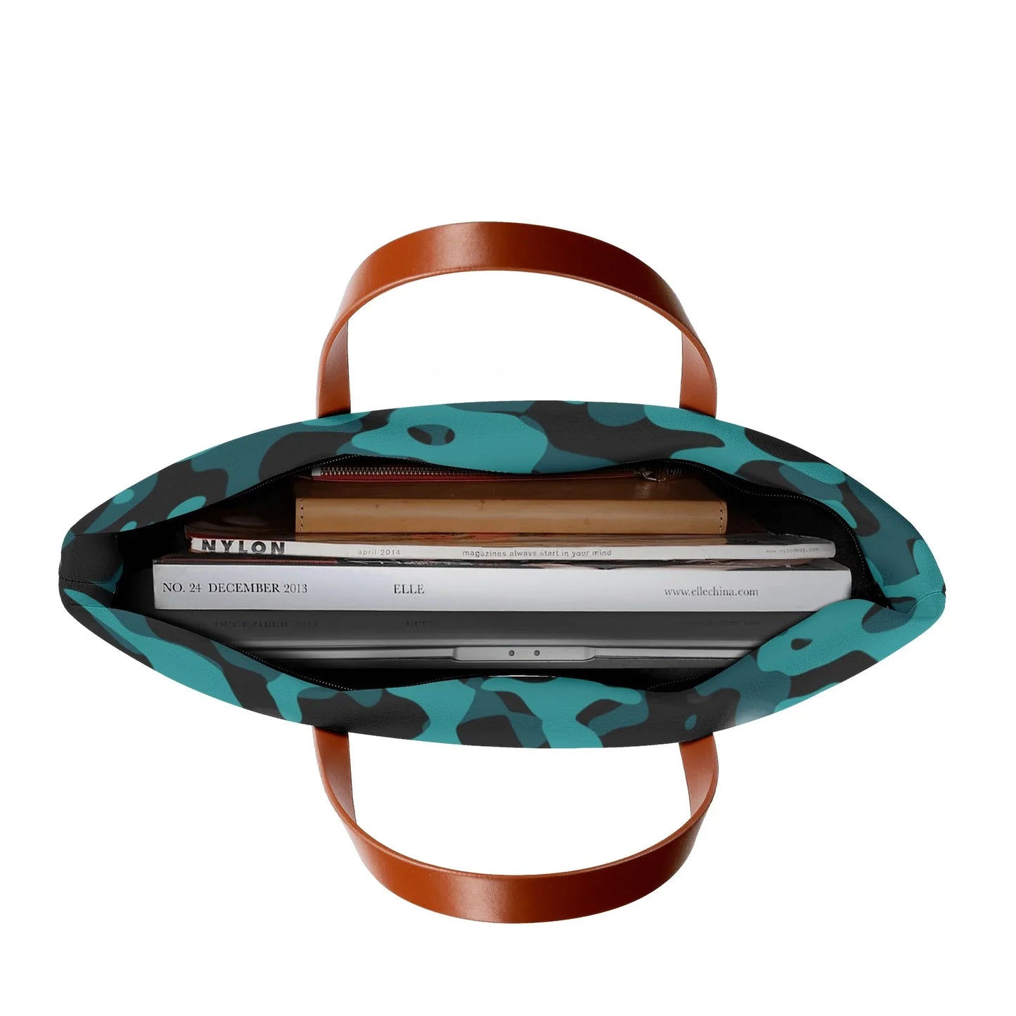 bequeme-tragetasche-schwarz-turkis-camouflage-tragetasche-jlr-design-4 - JLR Design