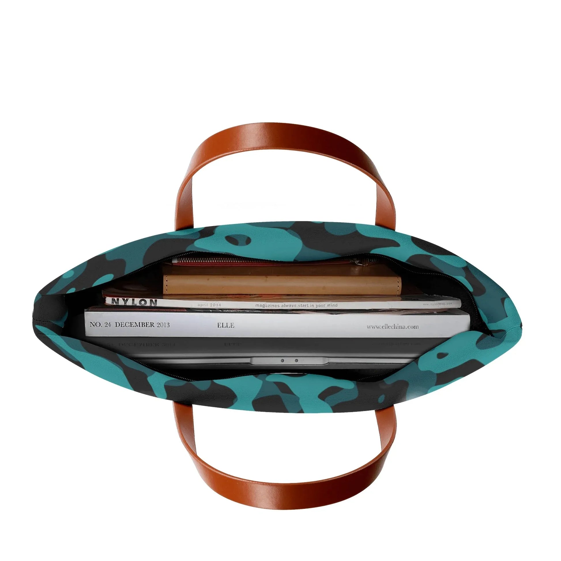 bequeme-tragetasche-schwarz-turkis-camouflage-tragetasche-jlr-design-4 - JLR Design