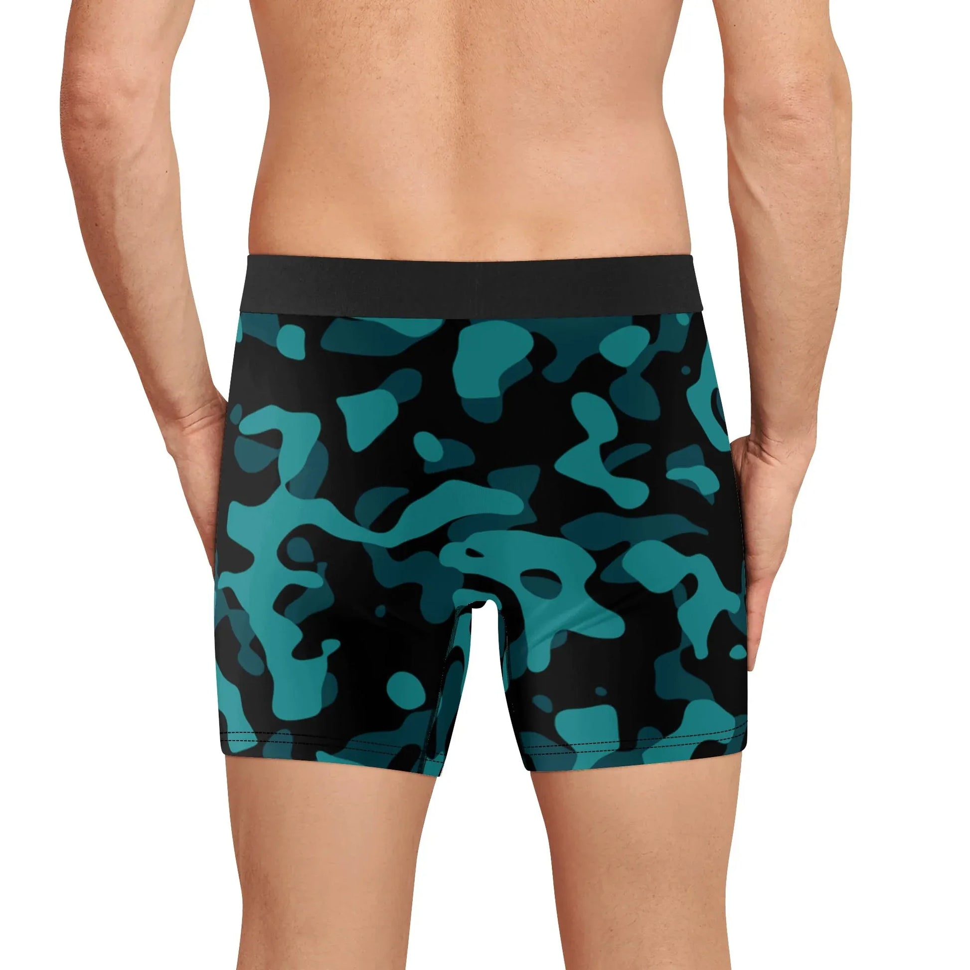 bequeme-turkis-camouflage-stretch-trunks-fur-herren-trunks-jlr-design-2 - JLR Design