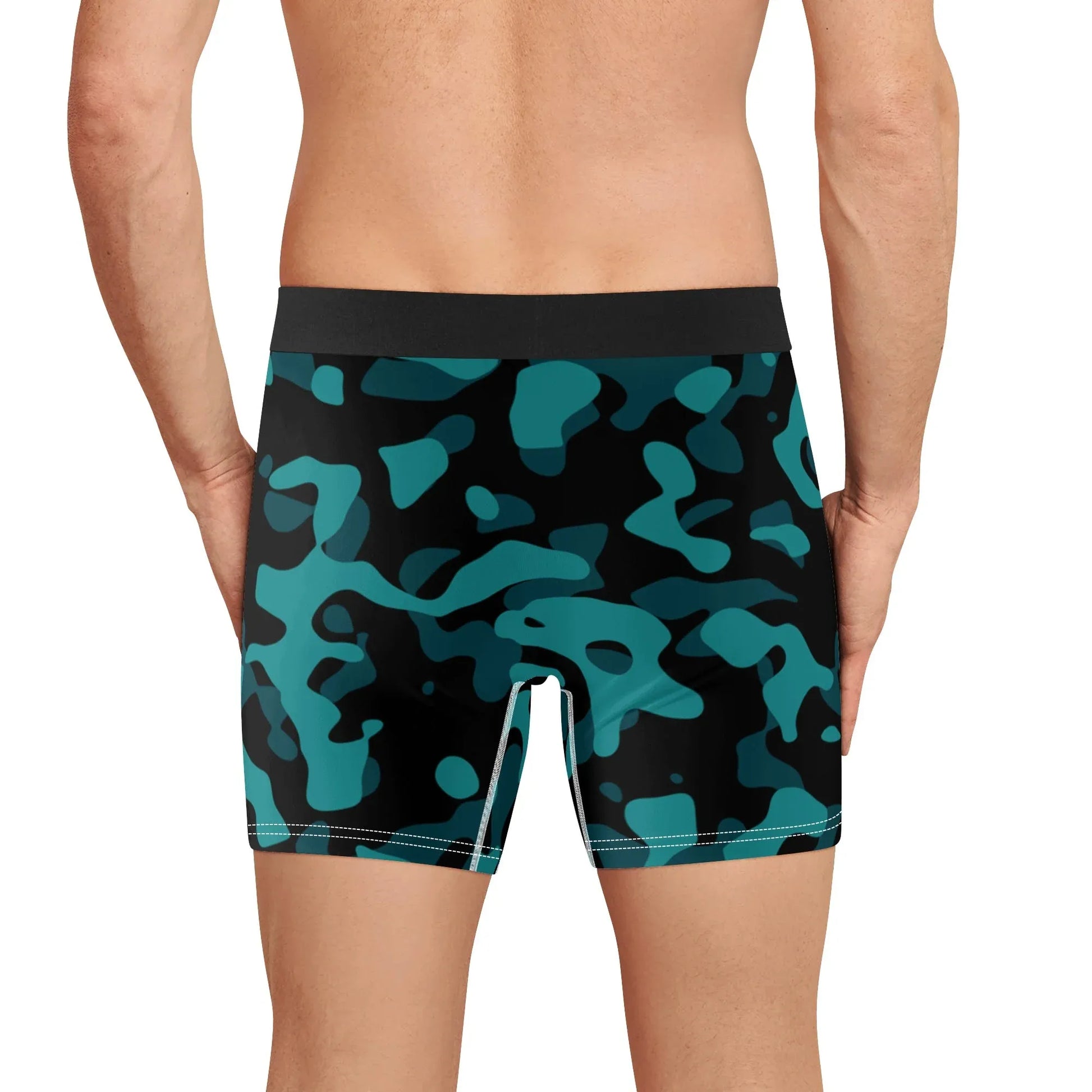 bequeme-turkis-camouflage-stretch-trunks-fur-herren-trunks-jlr-design-6 - JLR Design