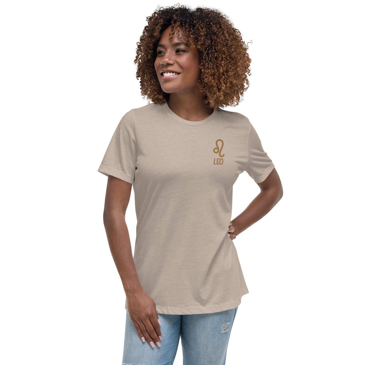 besticktes-sternzeichen-lowe-damen-t-shirt-t-shirt-jlr-design-20 - JLR Design