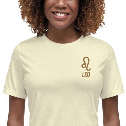 besticktes-sternzeichen-lowe-damen-t-shirt-t-shirt-jlr-design-27 - JLR Design