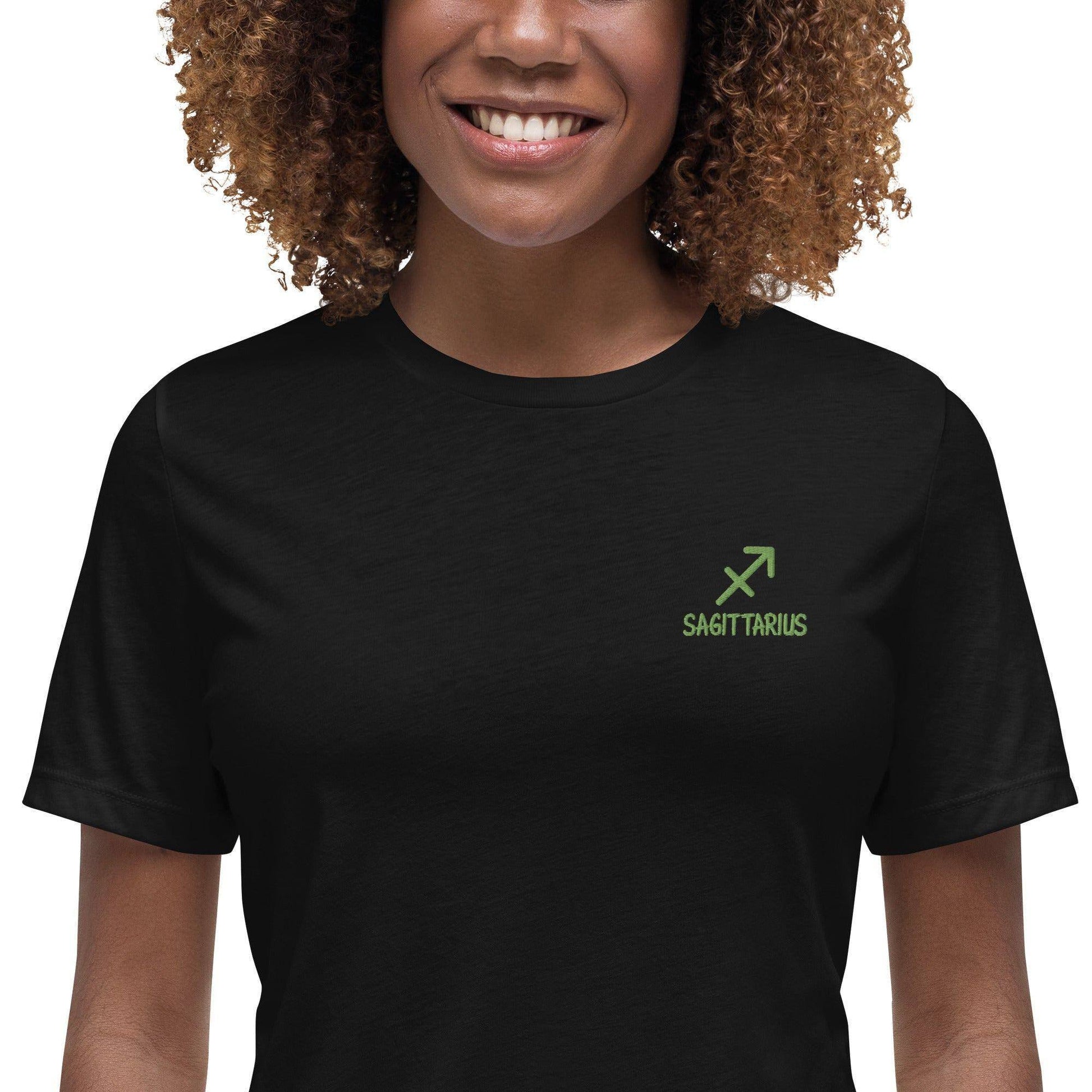 besticktes-sternzeichen-schutze-damen-t-shirt-t-shirt-jlr-design-4 - JLR Design