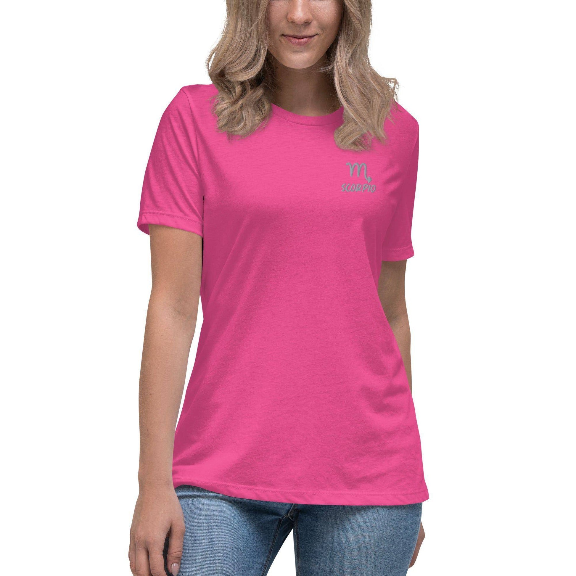 besticktes-sternzeichen-skorpion-damen-t-shirt-t-shirt-jlr-design-12 - JLR Design