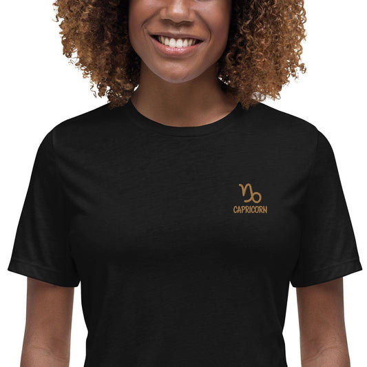 besticktes-sternzeichen-steinbock-damen-t-shirt-t-shirt-jlr-design-1 - JLR Design