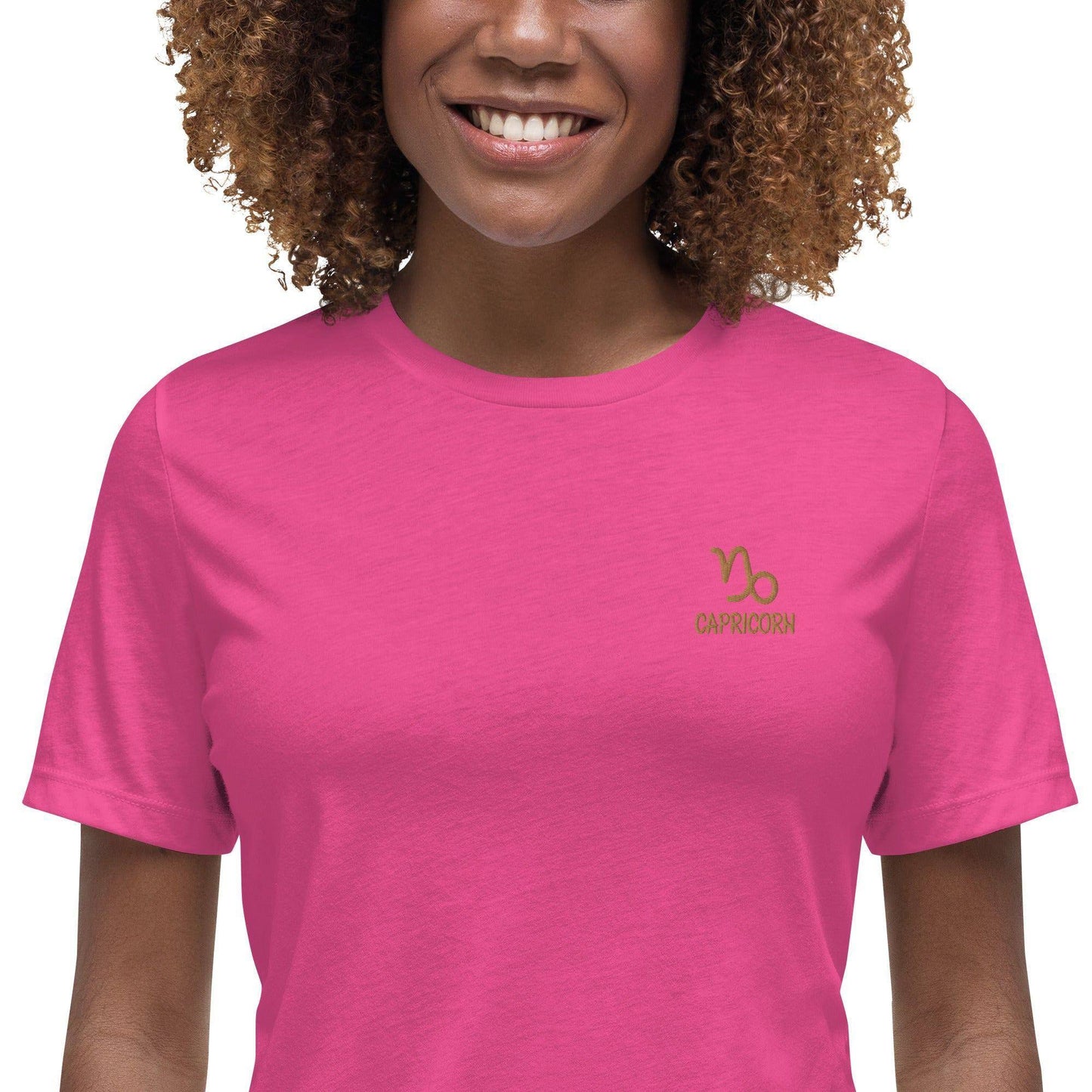 besticktes-sternzeichen-steinbock-damen-t-shirt-t-shirt-jlr-design-11 - JLR Design