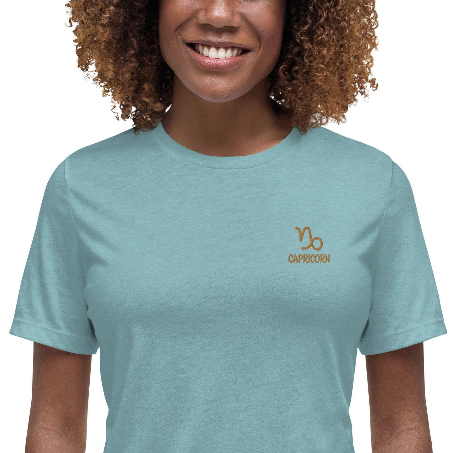 besticktes-sternzeichen-steinbock-damen-t-shirt-t-shirt-jlr-design-15 - JLR Design