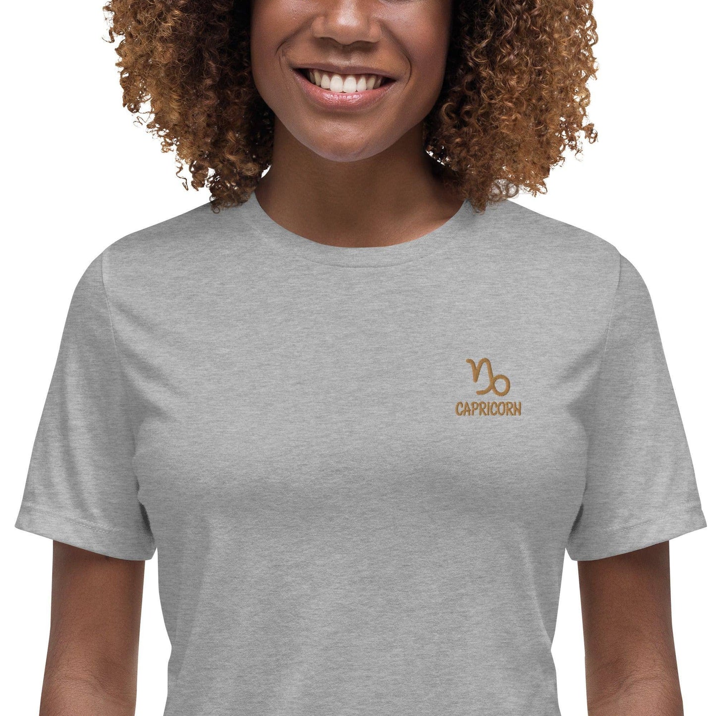 besticktes-sternzeichen-steinbock-damen-t-shirt-t-shirt-jlr-design-17 - JLR Design