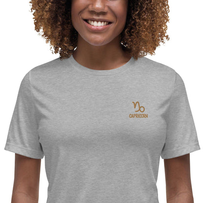 besticktes-sternzeichen-steinbock-damen-t-shirt-t-shirt-jlr-design-17 - JLR Design