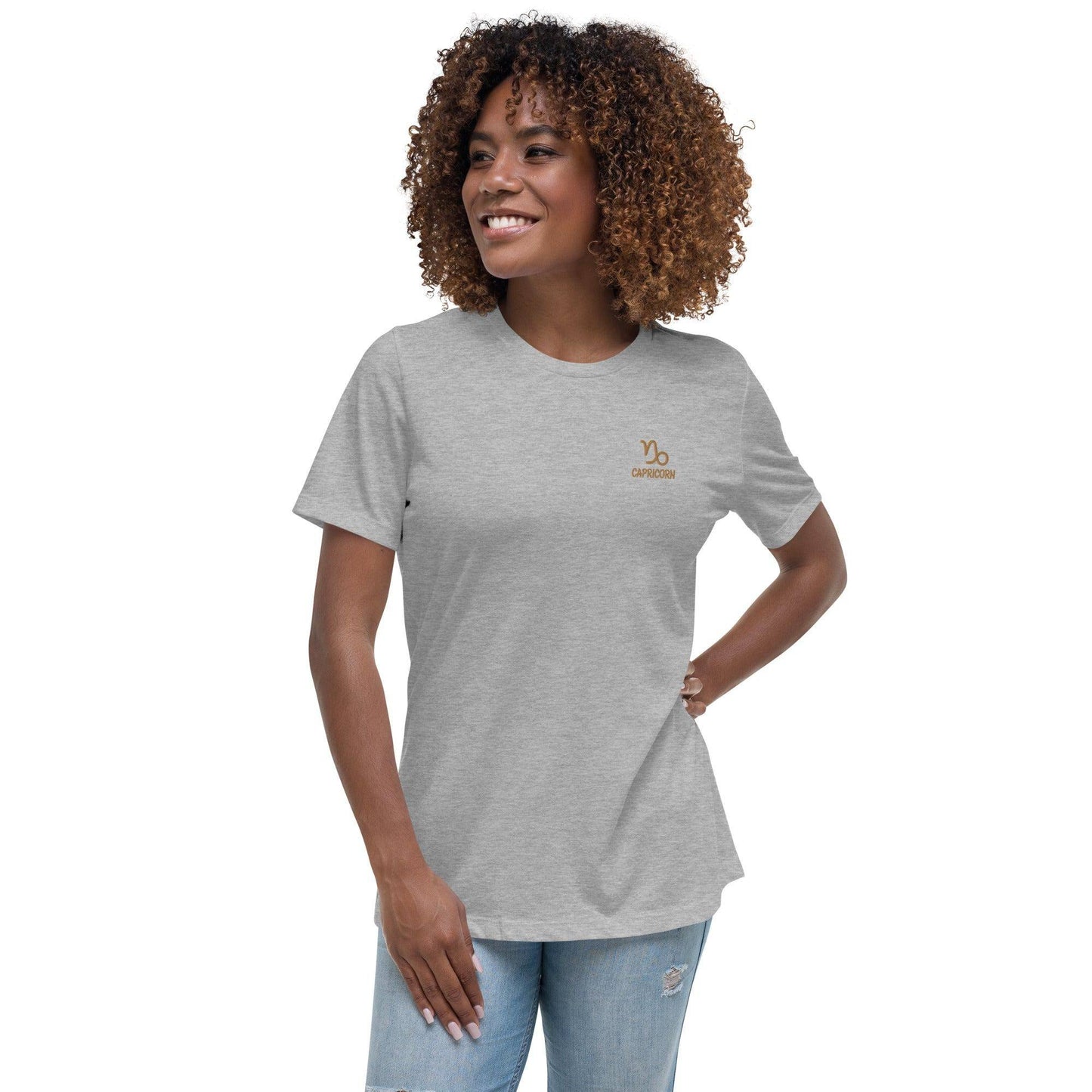 besticktes-sternzeichen-steinbock-damen-t-shirt-t-shirt-jlr-design-18 - JLR Design