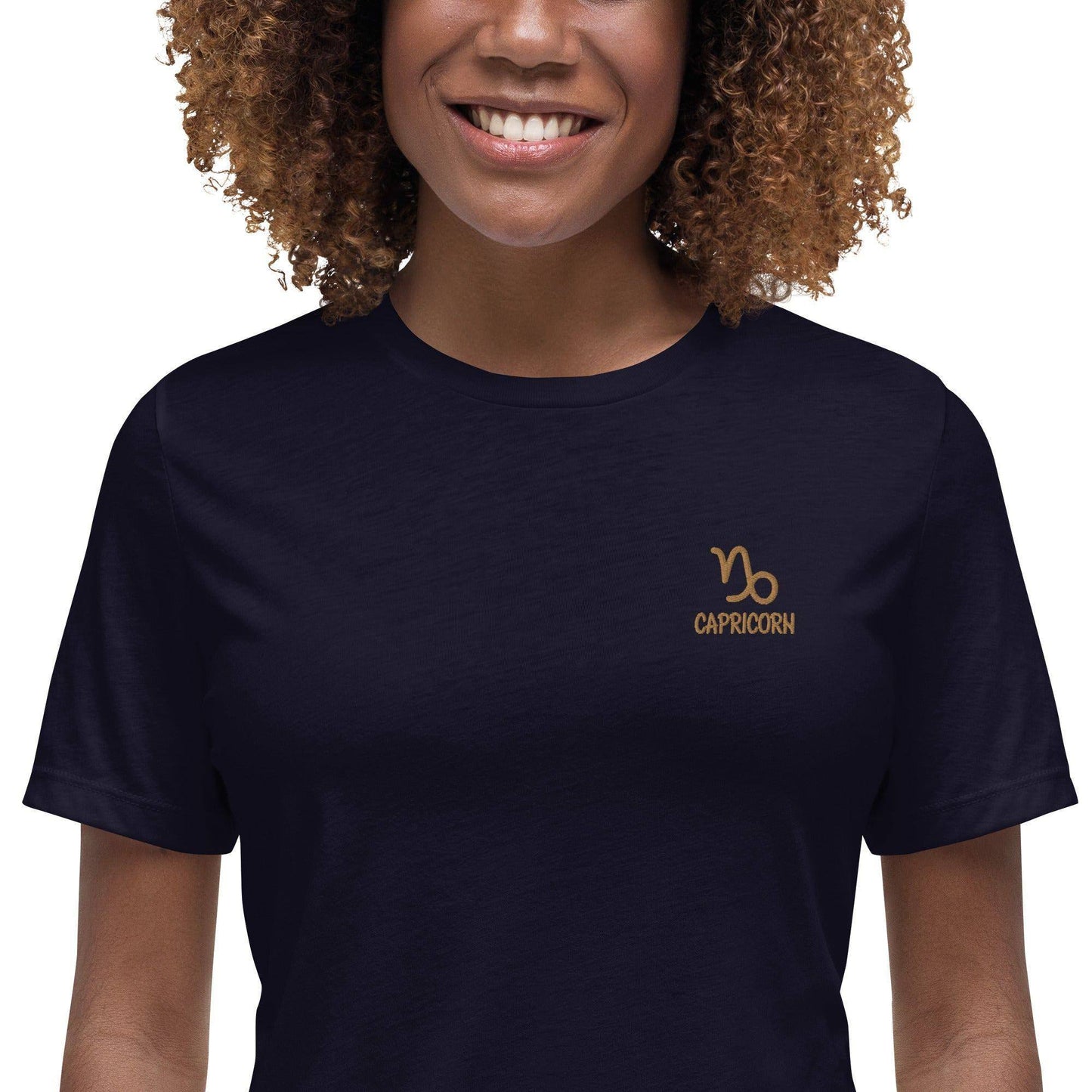 besticktes-sternzeichen-steinbock-damen-t-shirt-t-shirt-jlr-design-2 - JLR Design