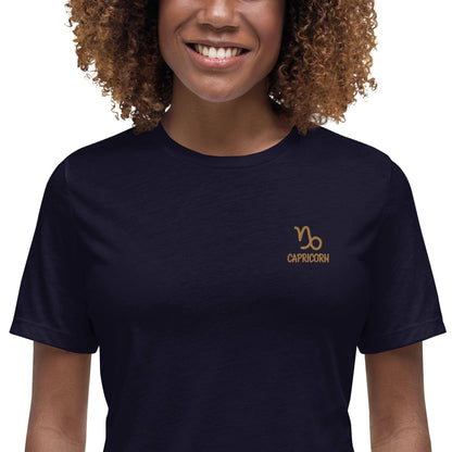 besticktes-sternzeichen-steinbock-damen-t-shirt-t-shirt-jlr-design-2 - JLR Design