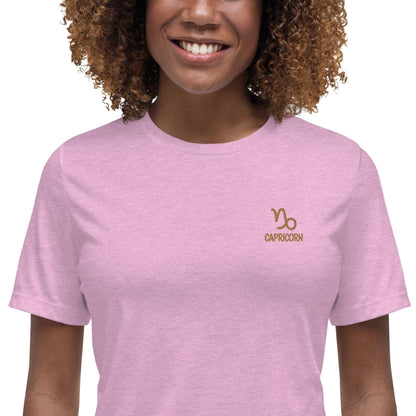 besticktes-sternzeichen-steinbock-damen-t-shirt-t-shirt-jlr-design-21 - JLR Design