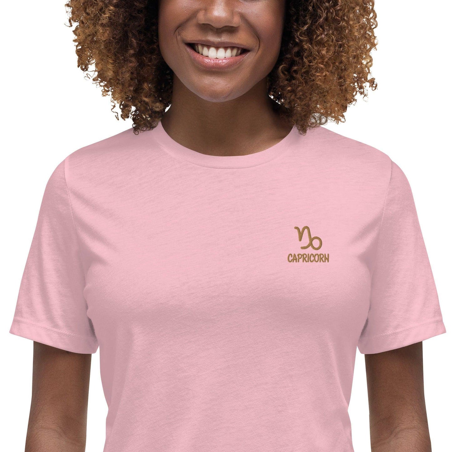 besticktes-sternzeichen-steinbock-damen-t-shirt-t-shirt-jlr-design-23 - JLR Design
