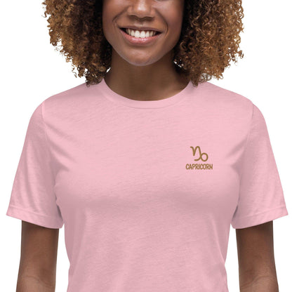 besticktes-sternzeichen-steinbock-damen-t-shirt-t-shirt-jlr-design-23 - JLR Design