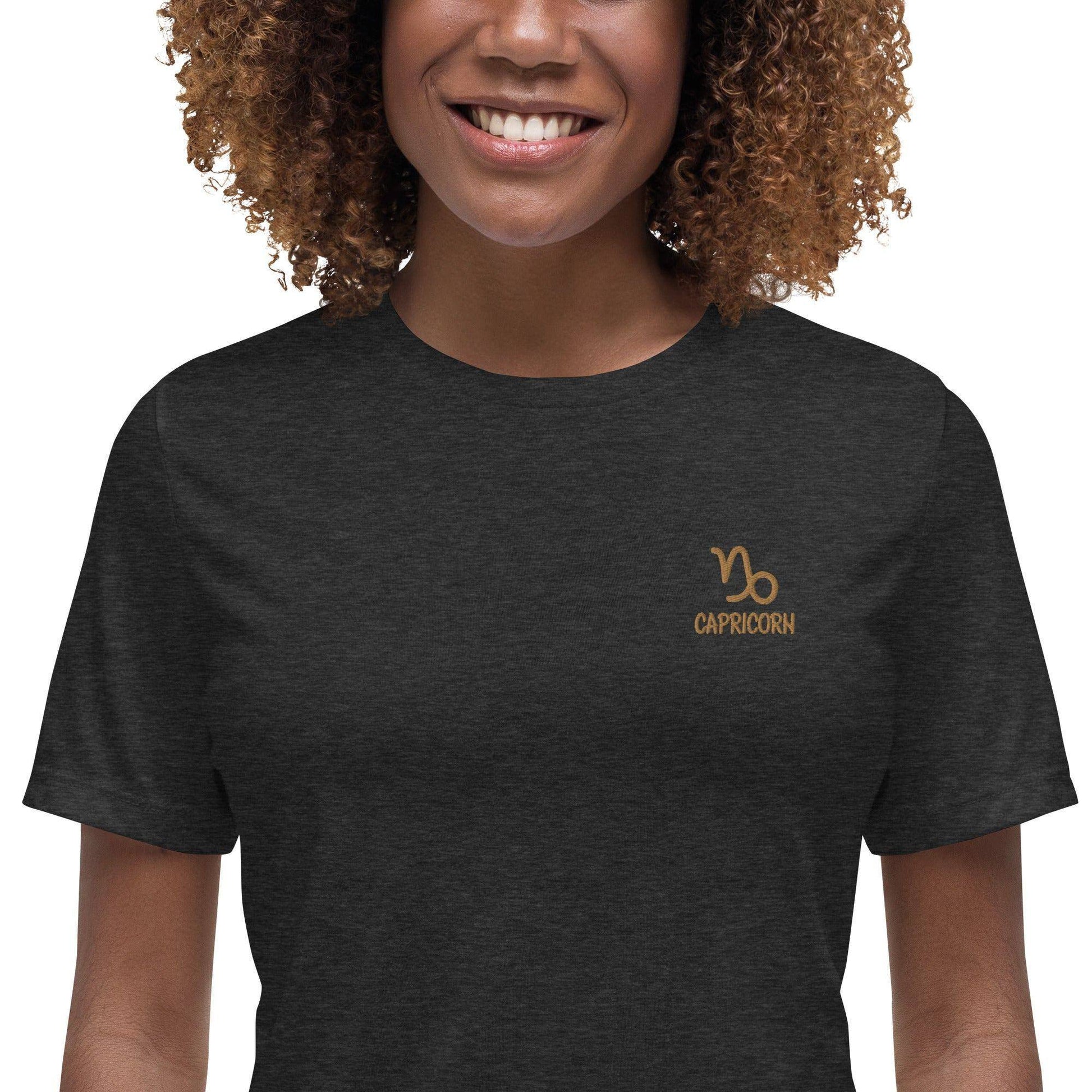 besticktes-sternzeichen-steinbock-damen-t-shirt-t-shirt-jlr-design-5 - JLR Design