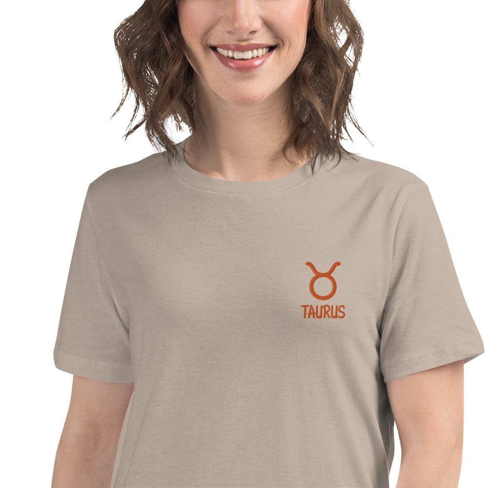 besticktes-sternzeichen-stier-damen-t-shirt-t-shirt-jlr-design-19 - JLR Design