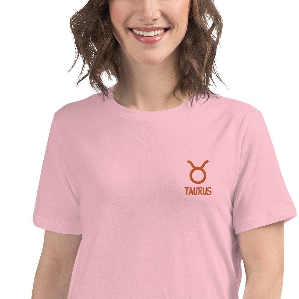 besticktes-sternzeichen-stier-damen-t-shirt-t-shirt-jlr-design-23 - JLR Design