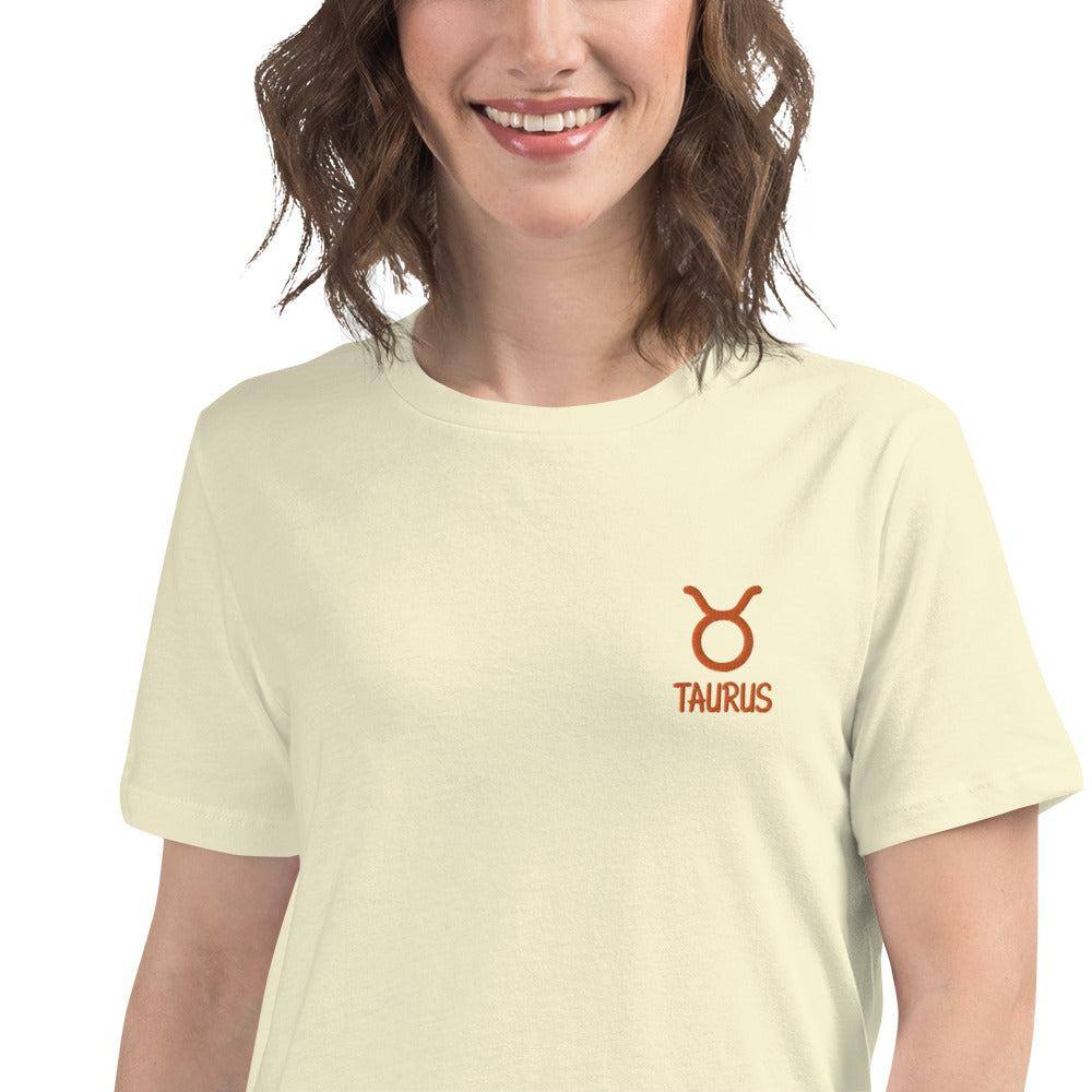 besticktes-sternzeichen-stier-damen-t-shirt-t-shirt-jlr-design-27 - JLR Design