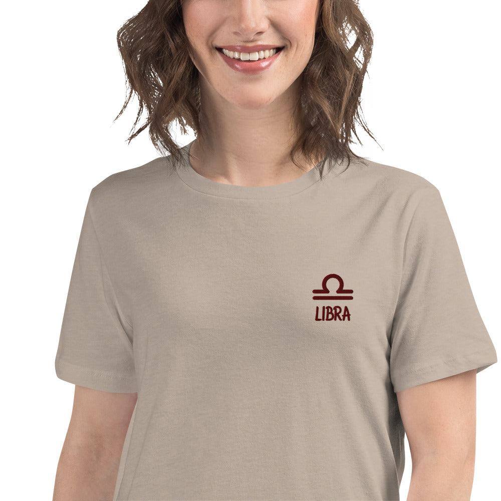 besticktes-sternzeichen-waage-damen-t-shirt-t-shirt-jlr-design-19 - JLR Design