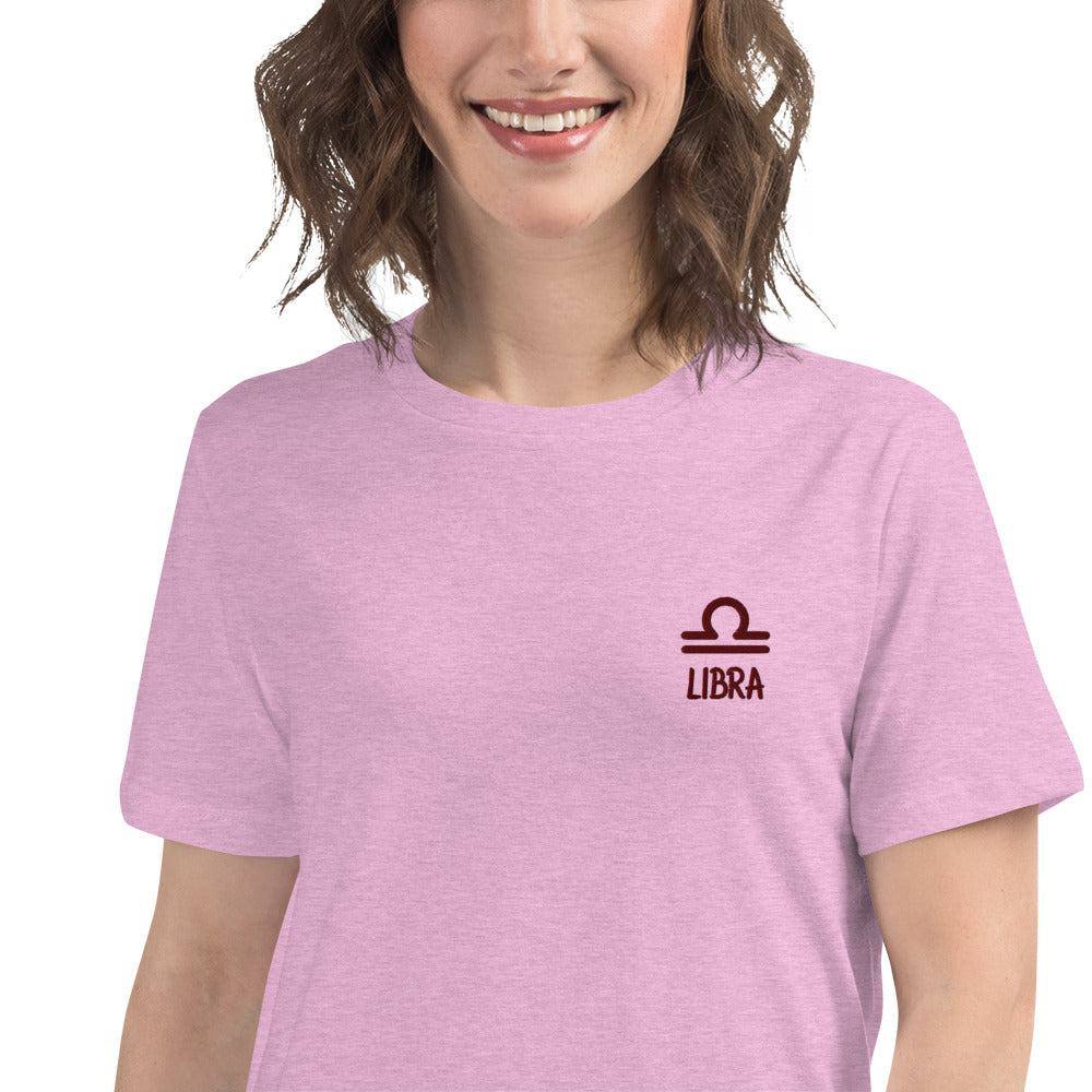 besticktes-sternzeichen-waage-damen-t-shirt-t-shirt-jlr-design-21 - JLR Design