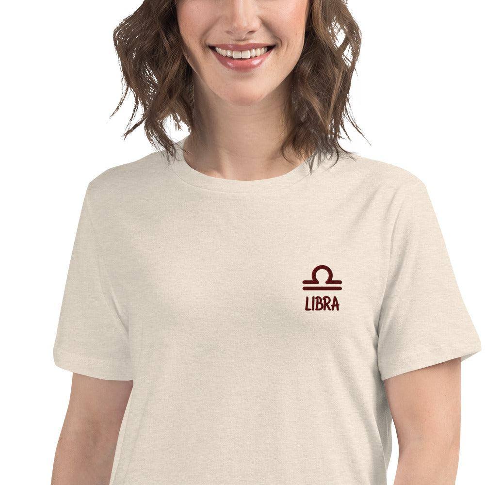 besticktes-sternzeichen-waage-damen-t-shirt-t-shirt-jlr-design-25 - JLR Design