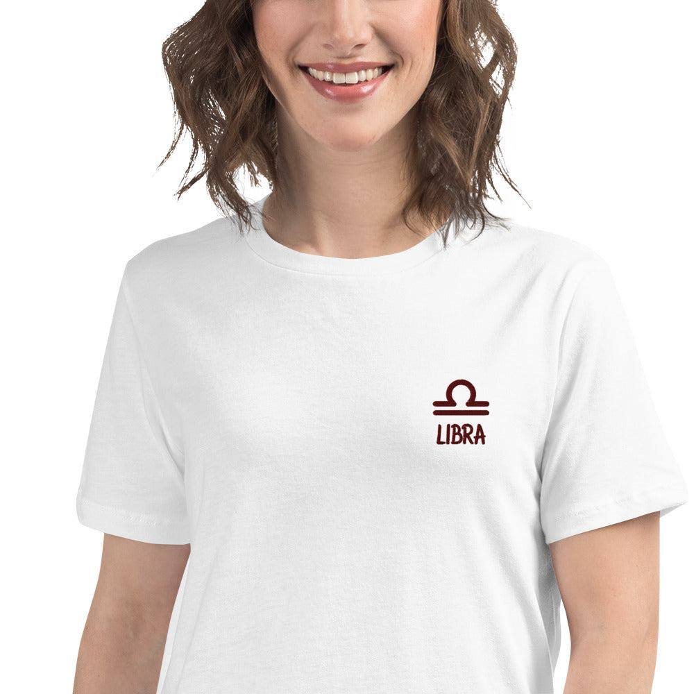 besticktes-sternzeichen-waage-damen-t-shirt-t-shirt-jlr-design-29 - JLR Design