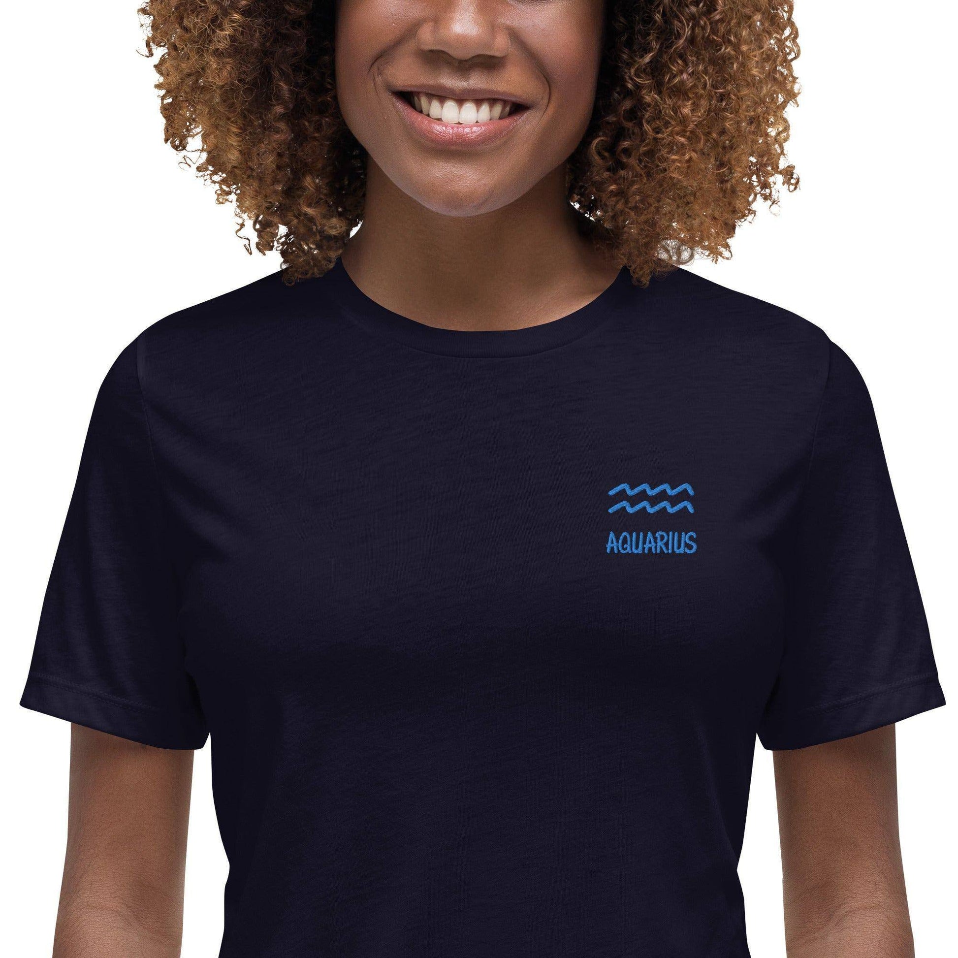 besticktes-sternzeichen-wassermann-damen-t-shirt-t-shirt-jlr-design-1 - JLR Design